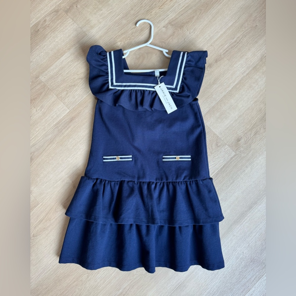 Janie and jack sailor dress - BNWT - sz 6